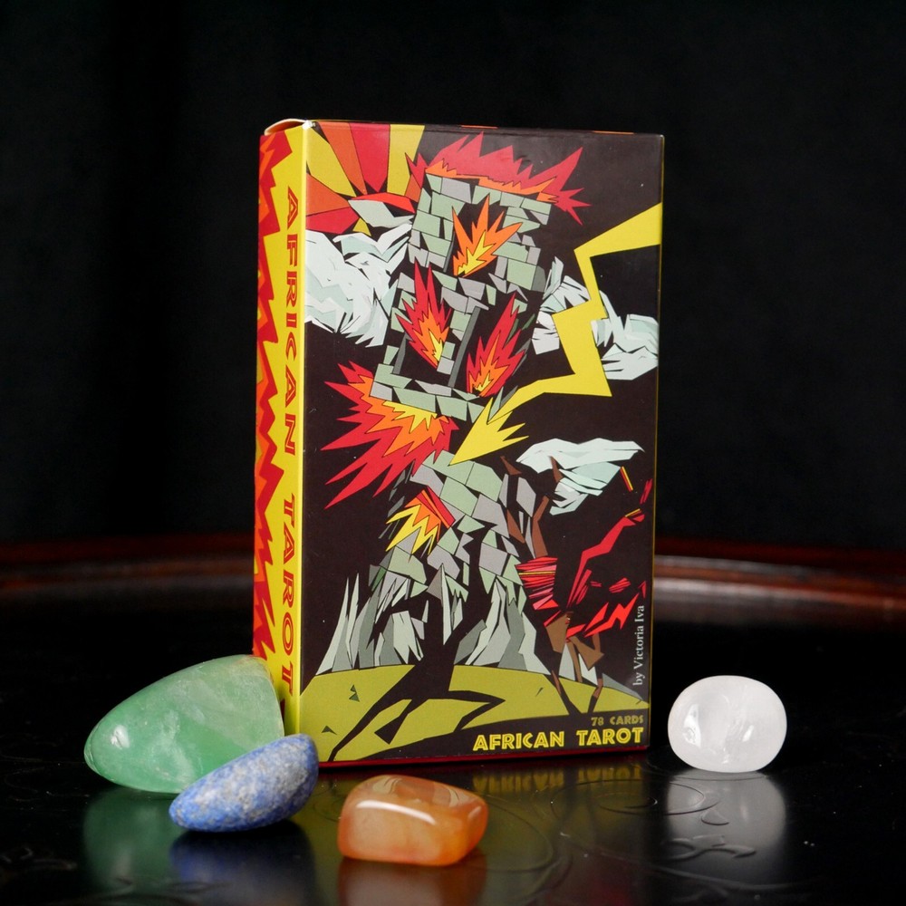 African Tarot Cards Deck With Guidebook By Da Brigh