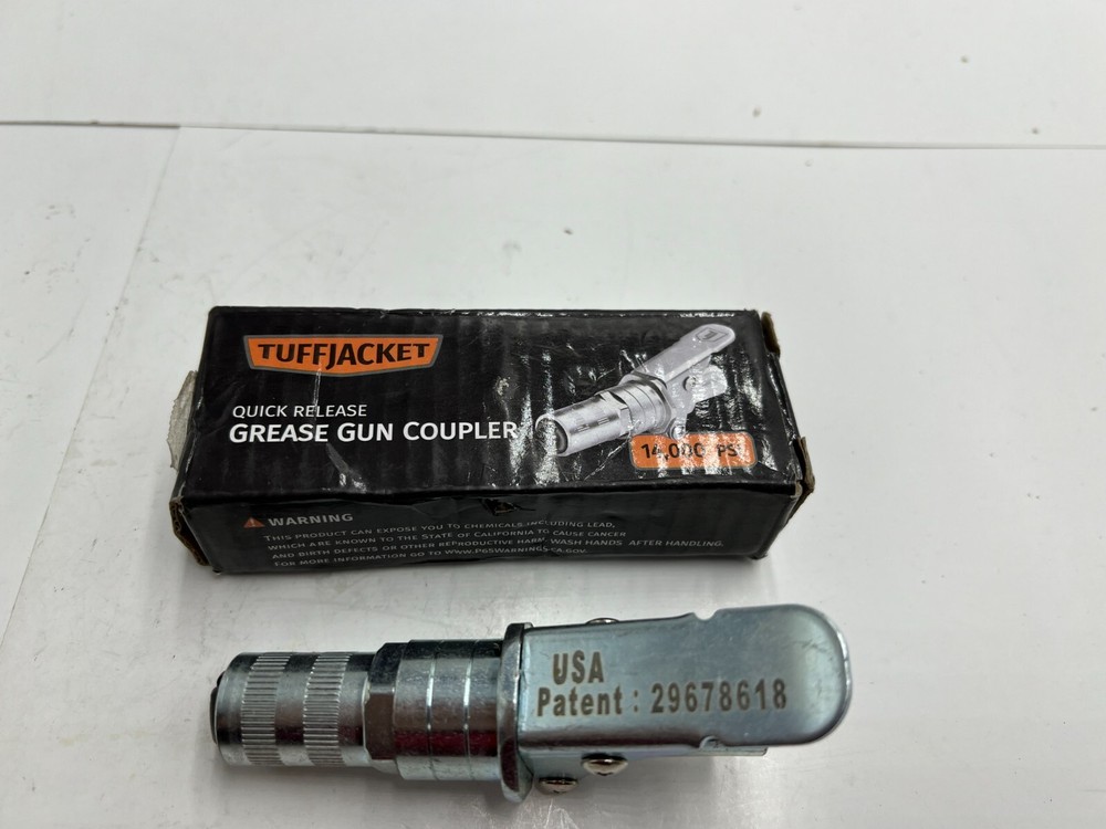Genuine TUFFJACKET  Quick Release Grease Coupler 14,000 PSI
