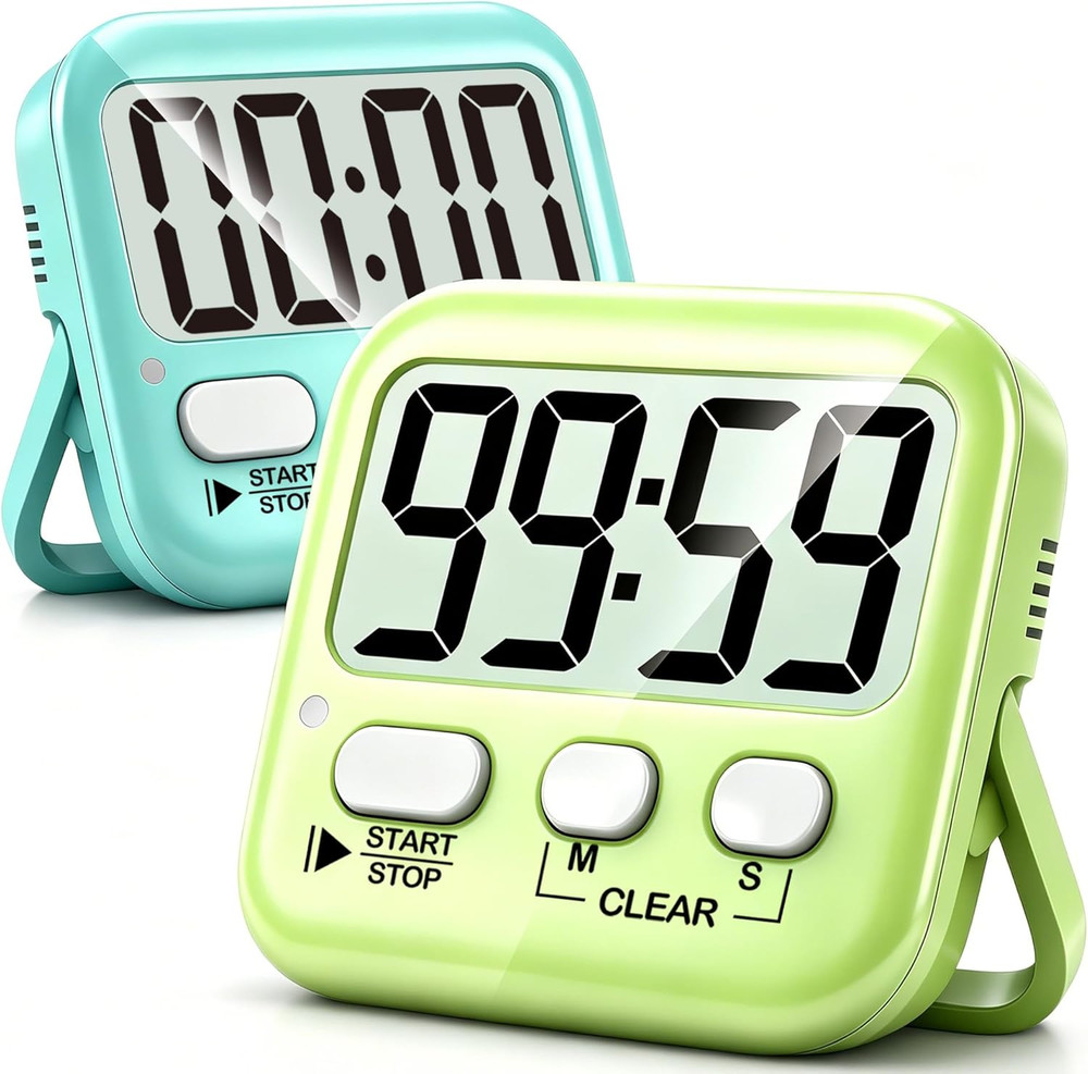 Rechargeable Digital Countdown Timer Magnetic for Kids Kitchen & Classroom Uses!