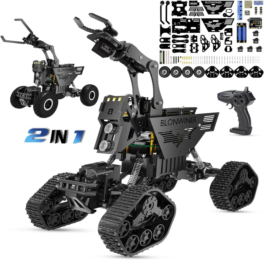 Robot Car Kit for Raspberry Pi Smart Robotics Arm STEM Programming Tank Kit