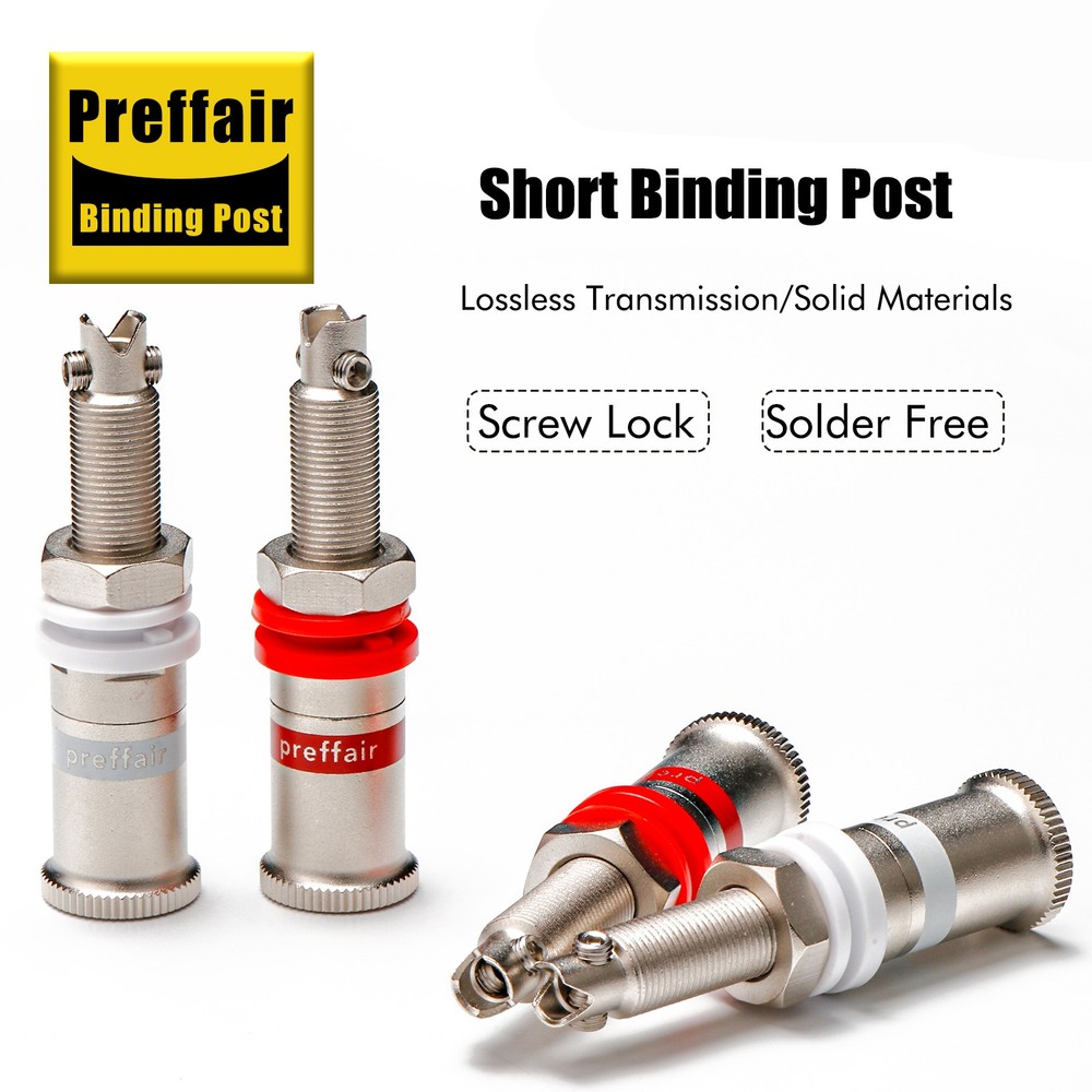 4Pcs Binding Post Banana Jacks 4mm Speaker Amplifier Bindling Post Terminals