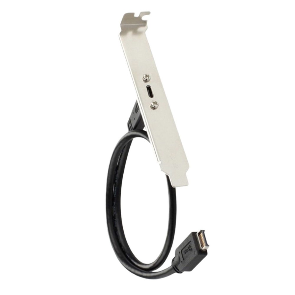 USB 3.1 Type E PCI-E to Type C Female Gen 2 Extension Cable With Profile Bracket