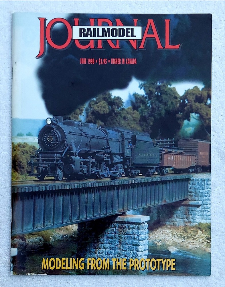 RAILMODEL JOURNAL Magazine Trains June 1998 Modeling From Prototype *MINT*