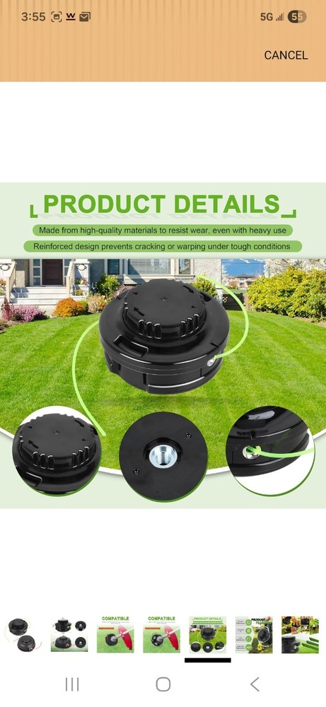 Weed Trimmer Heads for Makita Weed Eater String, See Description