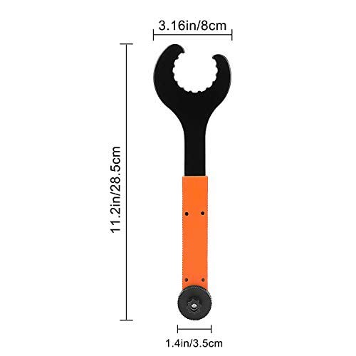 QKURT Bottom Bracket Wrench Compatible with Hollowtech II, External Cup BB...