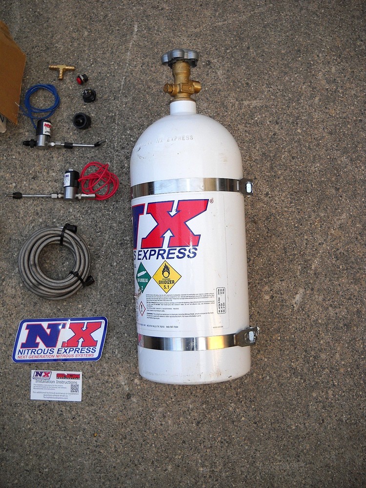 Nitrous Express Mainline Carb System with Bottle Nitrous Kit