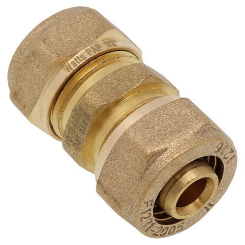 Watts 81010716 Brass Coupling 1/2" Compression RadiantPEX-AL