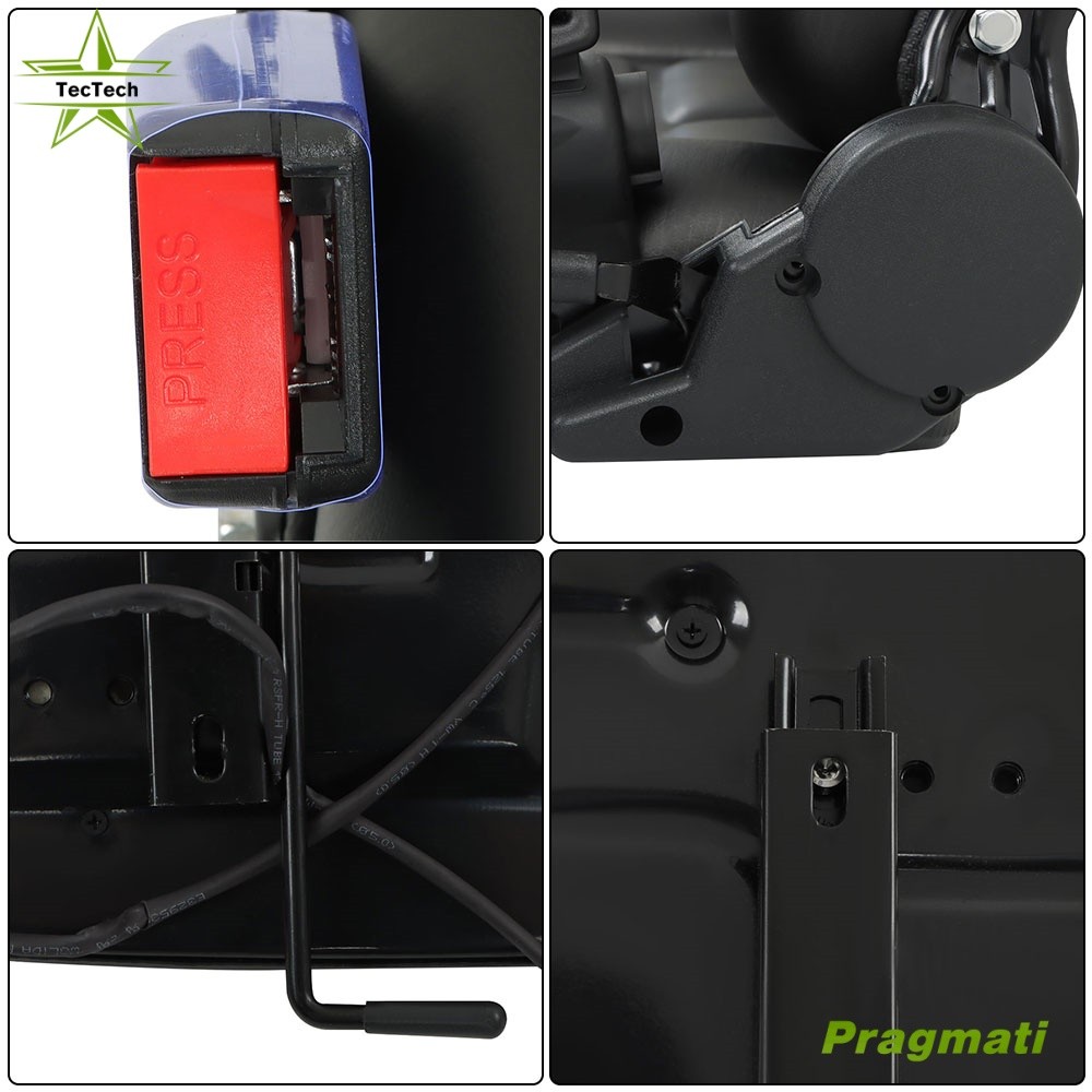 Forklift Seat Universal Adjustable Back & Seatbelt Micro Switch And Slide