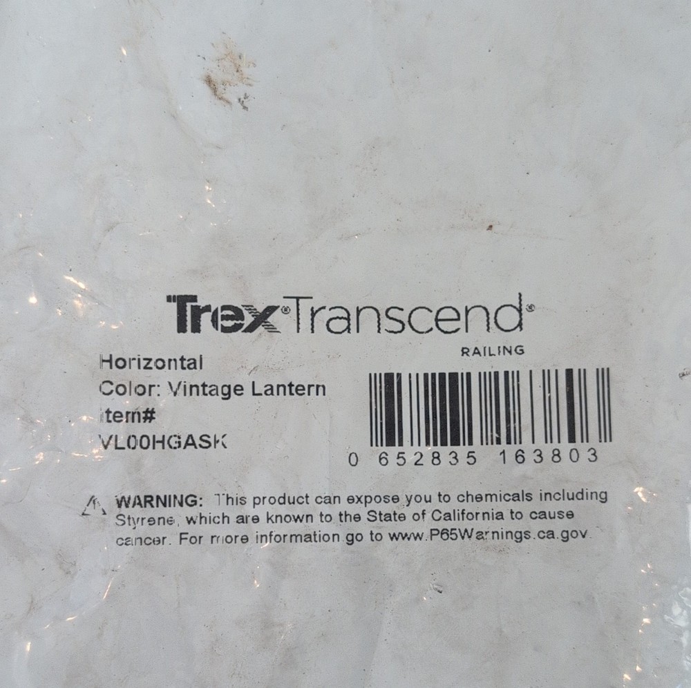 Trex Transcend Railings Brackets Horizontal Accessory Vintage Lantern VL00HGASK