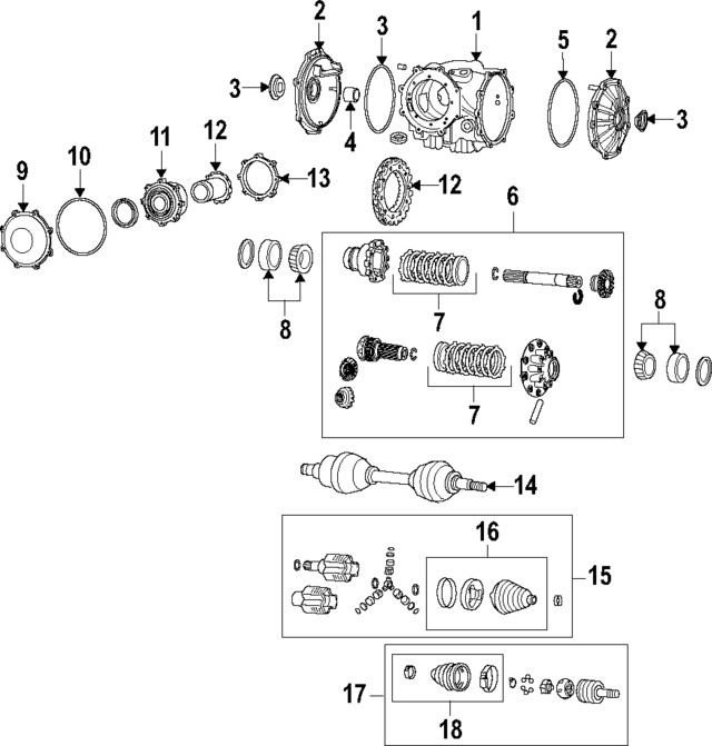 Genuine GM Ring & Pinion 19132909