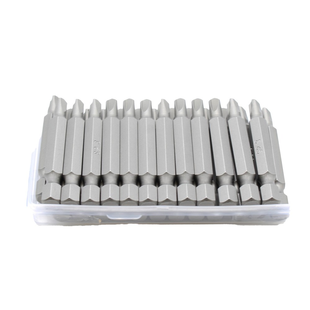 TMAX 25 pc Tri Wing #3 Screwdriver Insert Bits Triangular Slotted Y shape 2" L