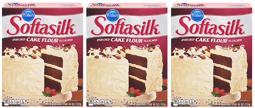 Pillsbury Softasilk Enriched & Bleached Cake Flour 3 Pack