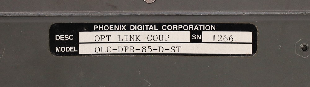 Phoenix Digital OLC-DPR-85-D-ST Optical Link Coupler