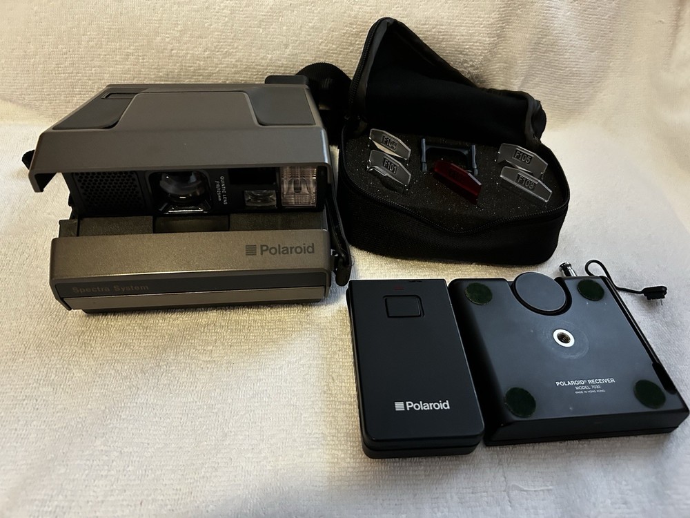 Polaroid Spectra System w/Filters, Transmitter and Receiver. Untested