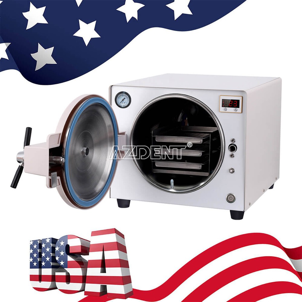 18L Dental Lab Medical Autoclave Steam Sterilizer Sterilization /Drying Function