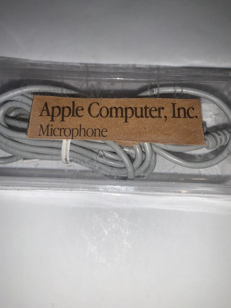 VINTAGE APPLE 699-5103-B COMPUTER DESKTOP MICROPHONE NEW WITHOUT BOX