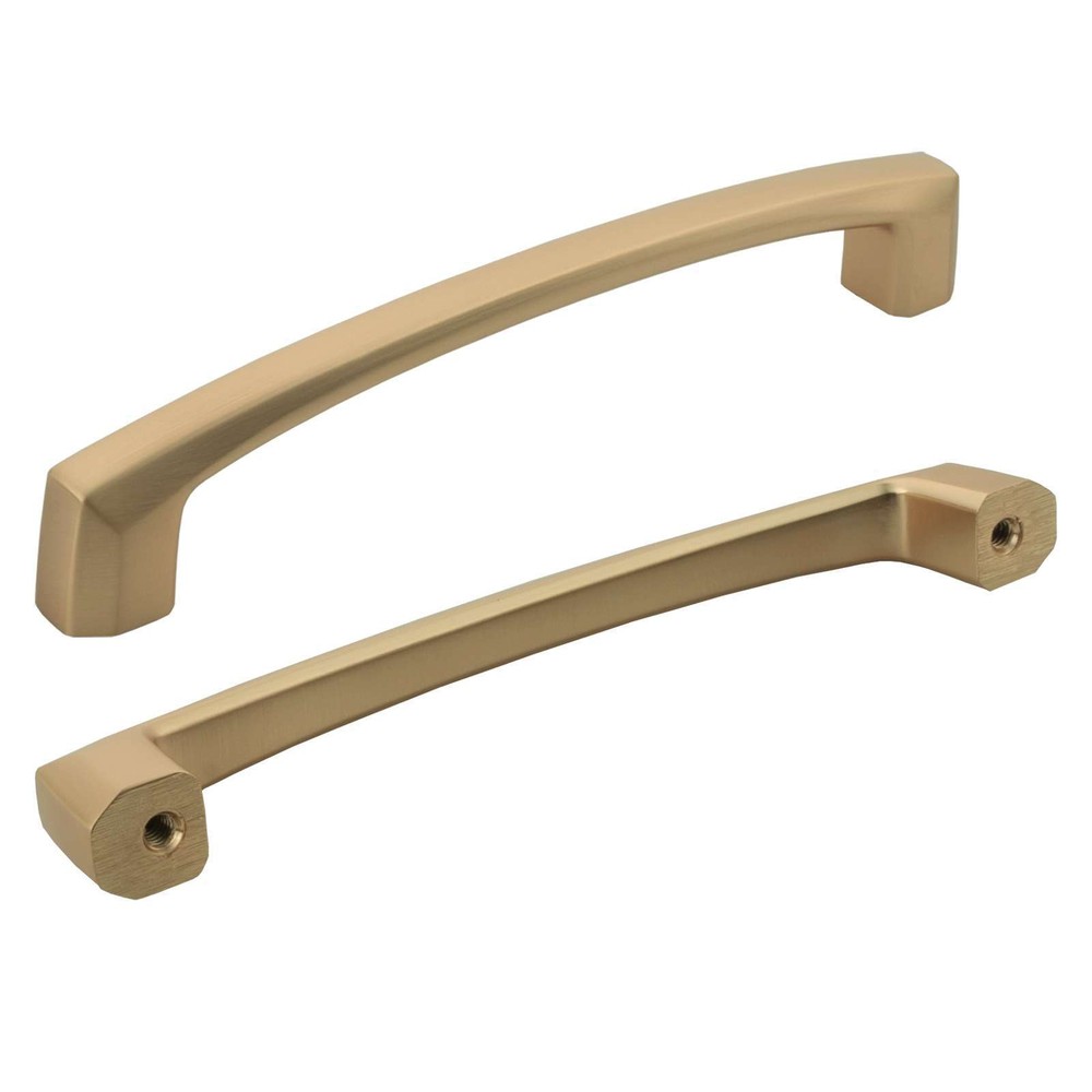 Solid Brushed Champagne Gold Modern Cabinet Pulls Handle Kitchen Bathroom Drawer