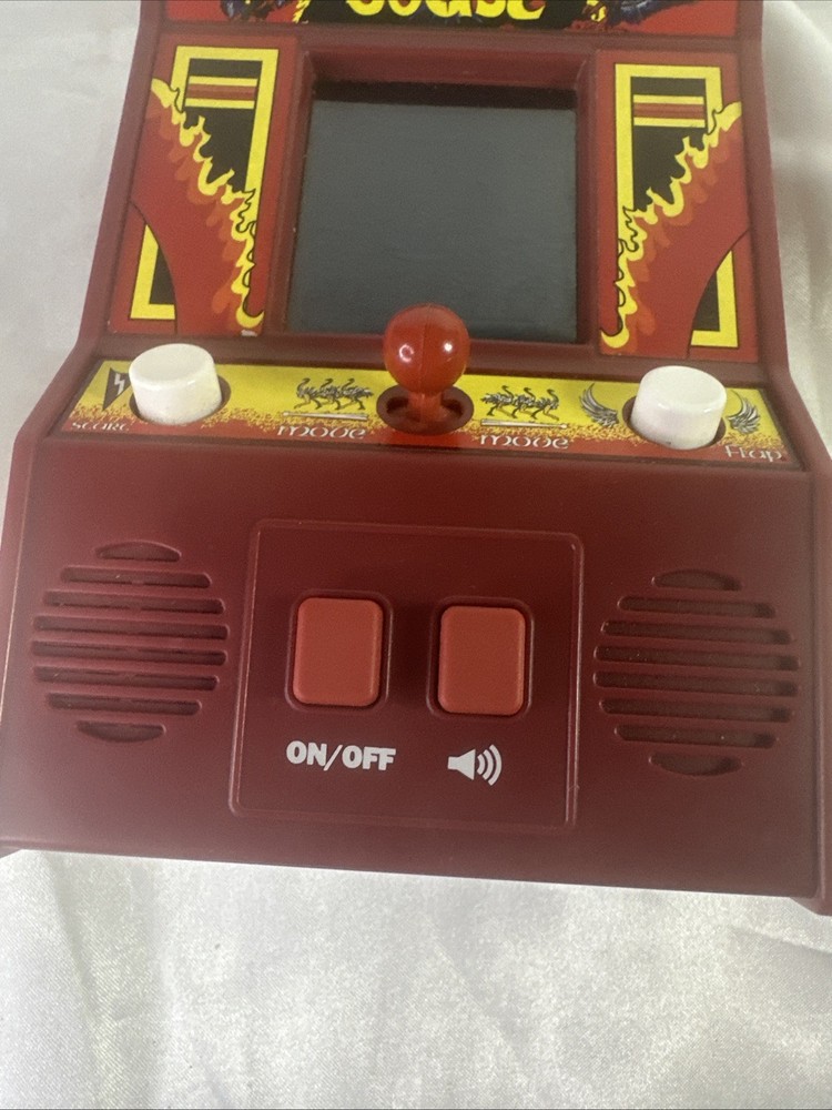 JOUST Midway Classic Arcade Mini System Handheld Video Game RED WORKS TESTED