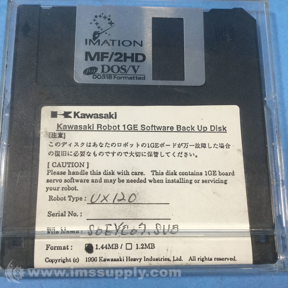 Kawasaki 1GE Software Backup Disk USIP