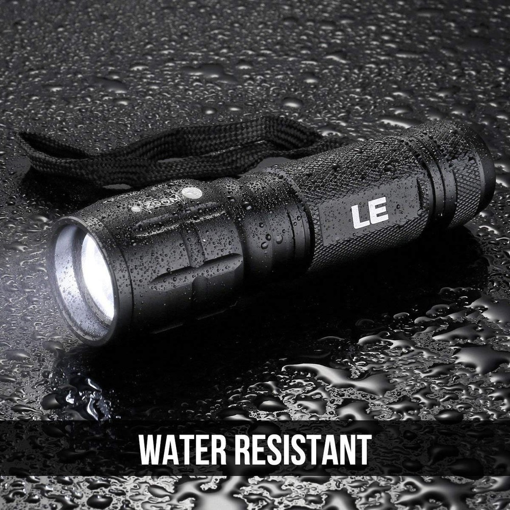 Lighting EVER LED Flashlights High Lumens, Small Flashlight, Small, Black