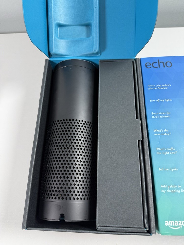 Amazon Echo (1st Generation) Smart Assistant - Black