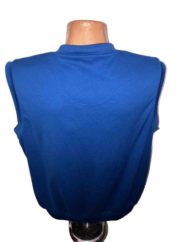 Pebble Beach Performance Men's Blue Golf Vest Pullover Size Large