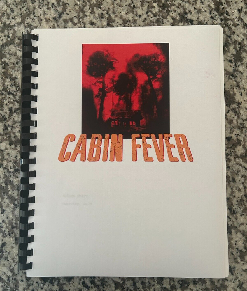 Cabin Fever Eli Roth Horror Movie Script Reprint Full Screenplay Script