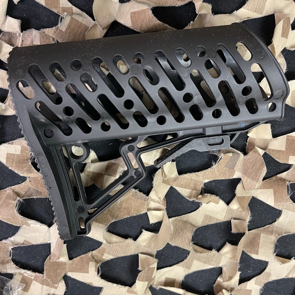 NEW Tippmann TMC Air-Thru Adjustable Stock - Black