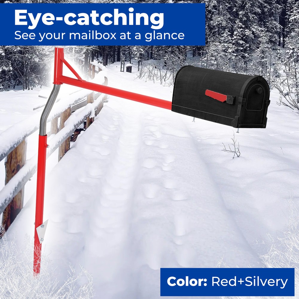 For Universal Mailbox Support-Powder Coated Galvanized Ideal for All Mailbox