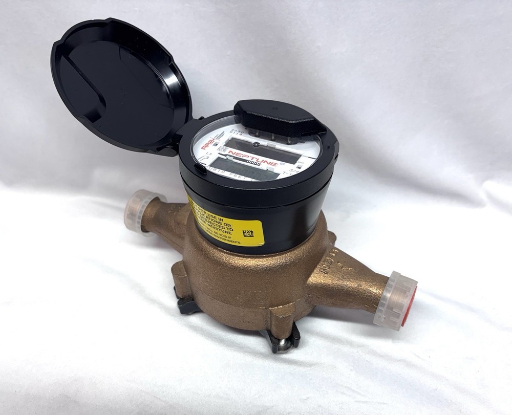 Neptune T-10  3/4” Water Meter Cubic Feet E-Coder Register ED2C11REF1 New