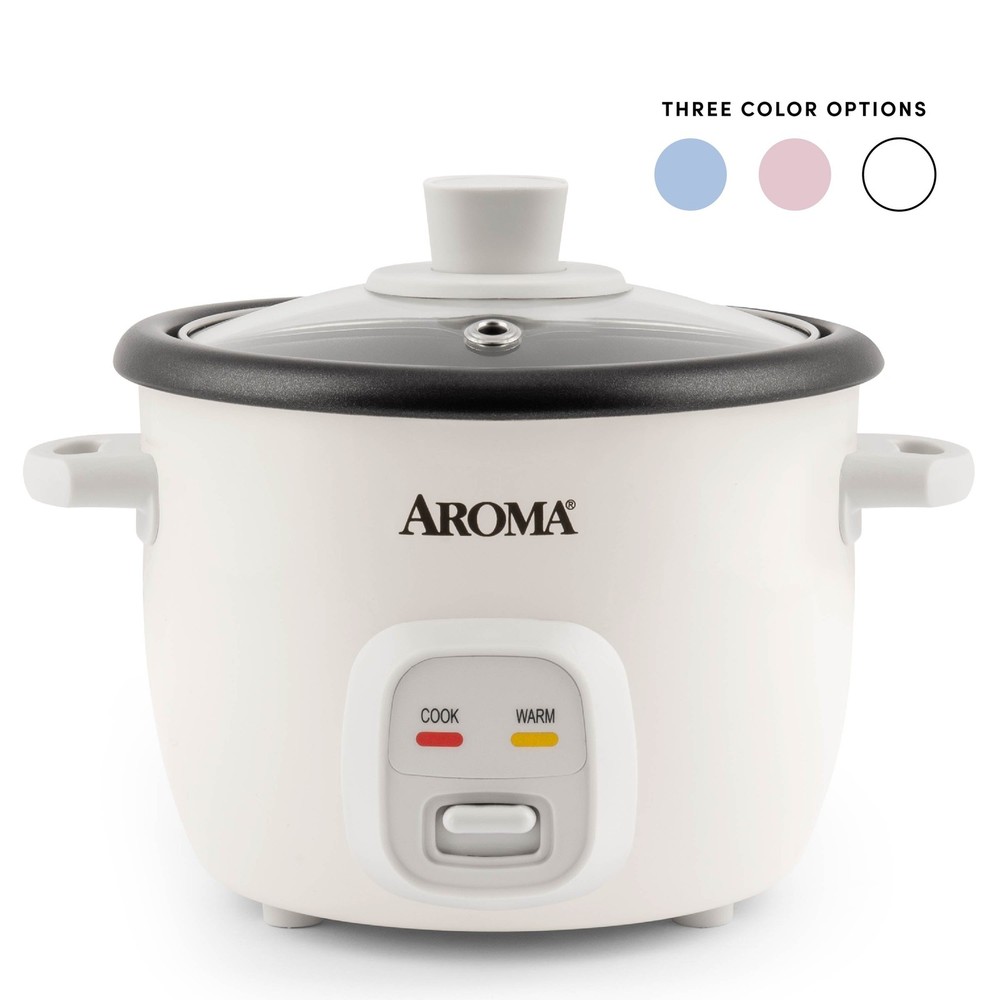 4-Cups Cooked / 1Qt. Rice & Grain Cooker White