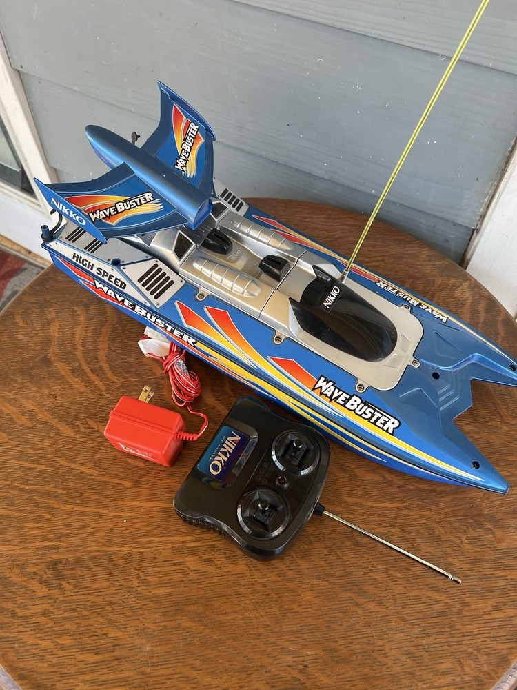 Vintage Wave Buster Boat Nikko Remote Tested.