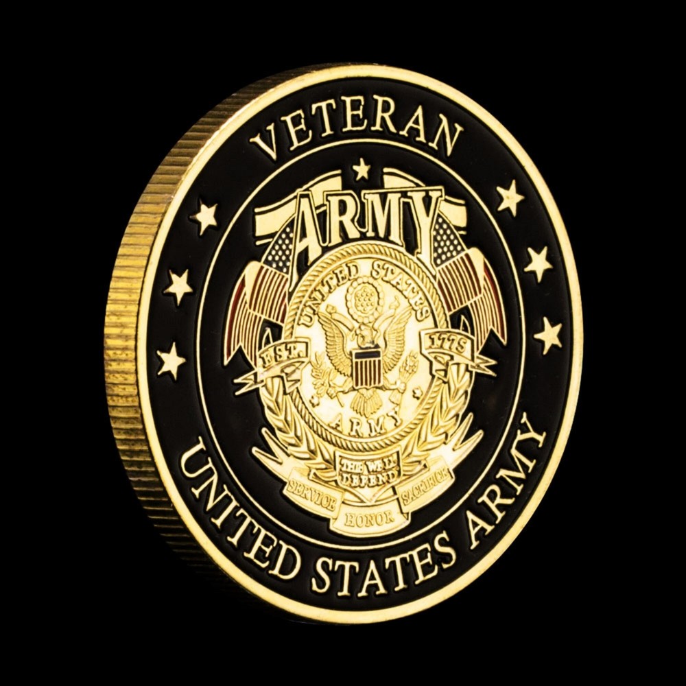 Army Veteran Challenge Coin