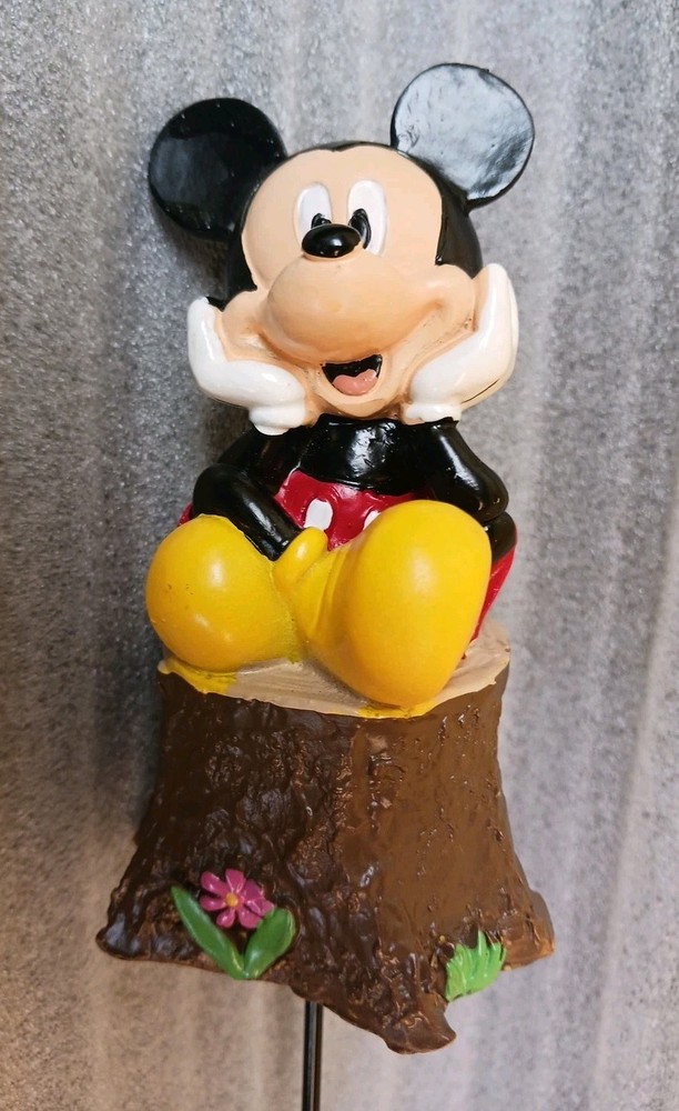Mickey Mouse Cake Topper Disney Mickey on Tree Stump