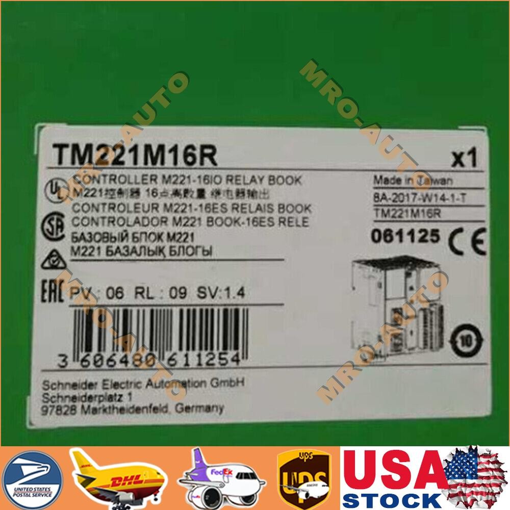 1PC New Schneider TM221M16R PLC Programmable Controller Fast Shipping