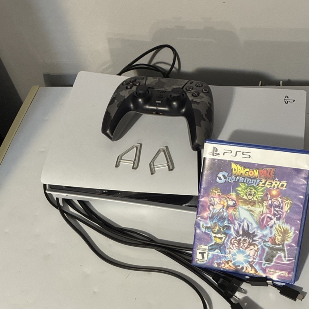 PlayStation 5 slim Console, Dragon Ball Game, Controller, Cables GREAT CONDITION