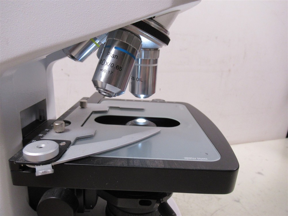 Micros Austria Biological Binocular Microscope MCX100LED w/ 4 Objectives