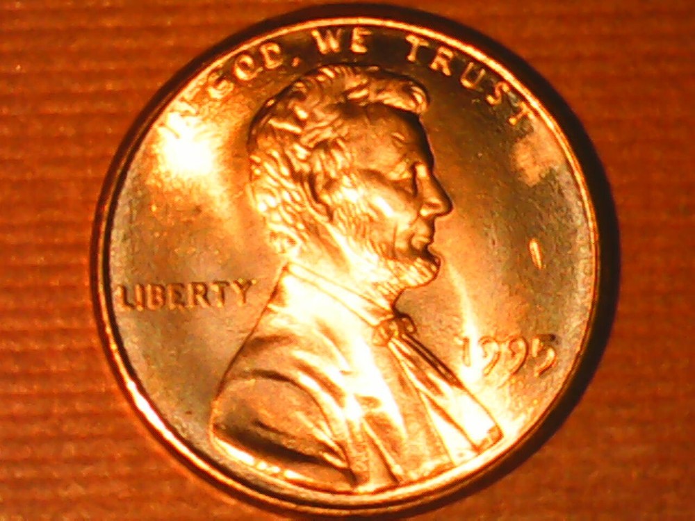1995 Penny Reverse Die Crack
