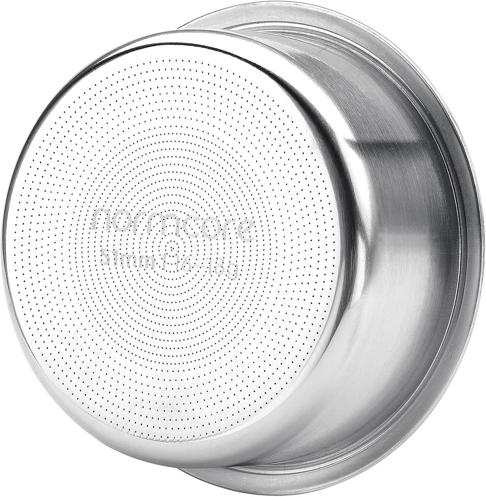 Normcore 51mm High Extraction Filter Basket, 16-18g High Uniformity Precision