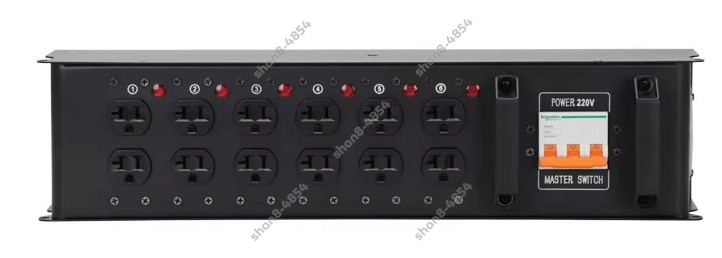 6 Ways US Edison Output L21-30 Input Power Distro Distributor Distribution