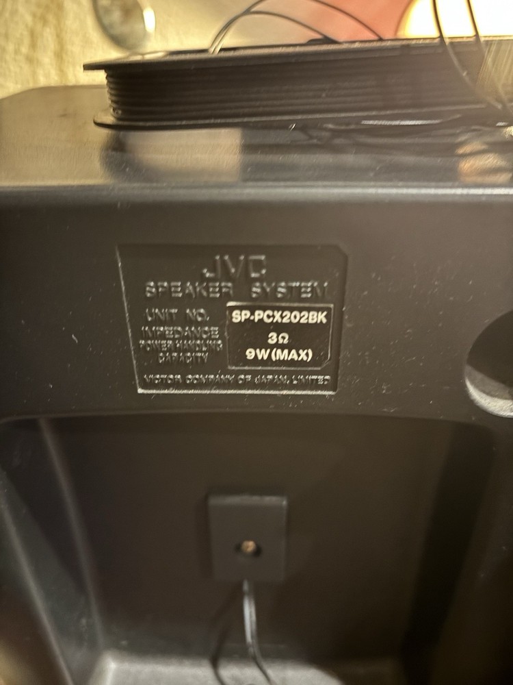 READ JVC PC-X202 CD Portable Speaker System NO REMOTE