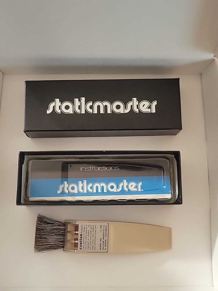 1975 Staticmaster Brush 1C200 in original box w/Packaging & Instructions (Cambox