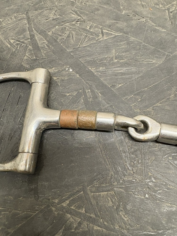 D-ring Jointed Snaffle Bit With Cooper Rollers