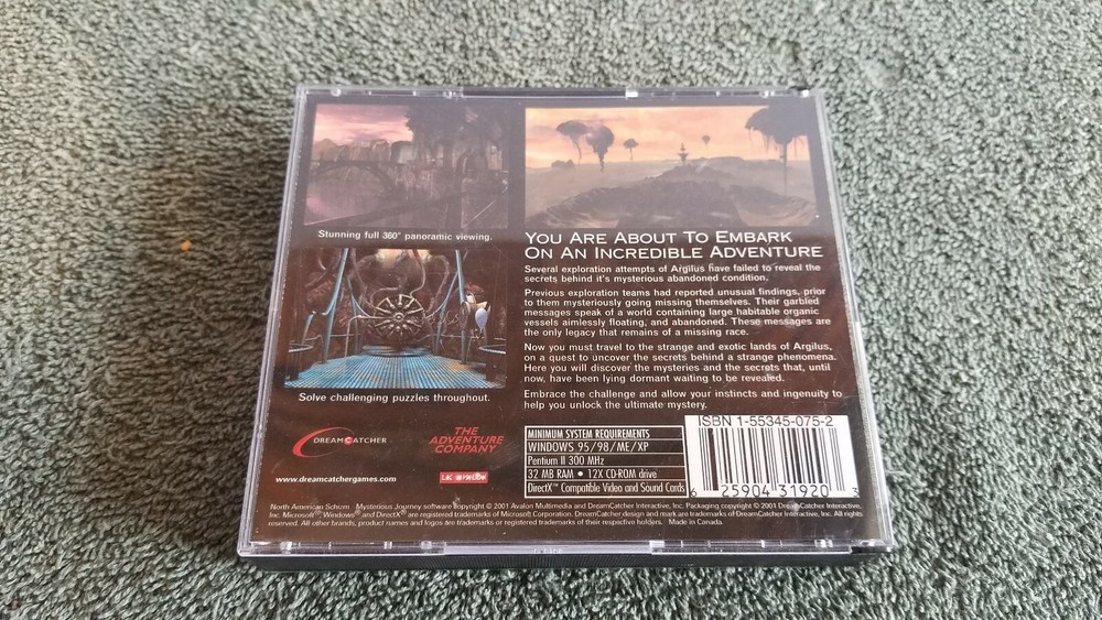 SCHIZM Mysterious Journey PC 2001 Five Discs D2