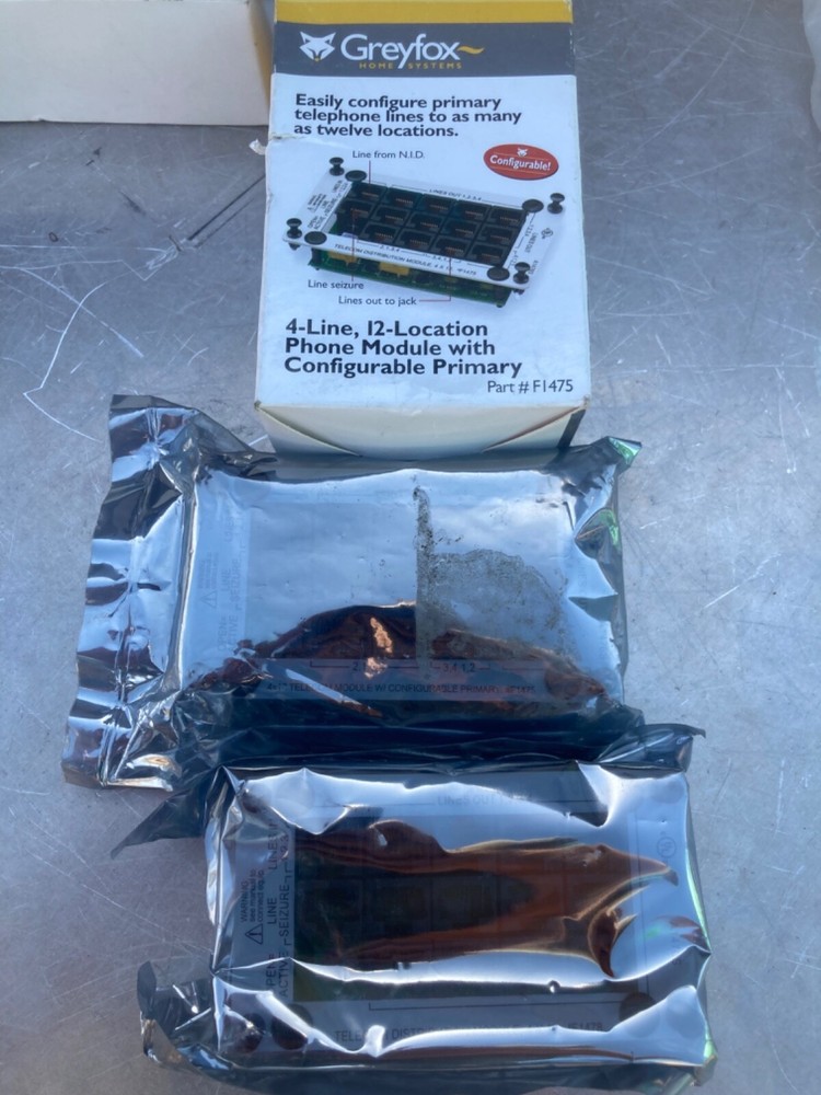 Lot of cable splitters telecom phone modules amplifier