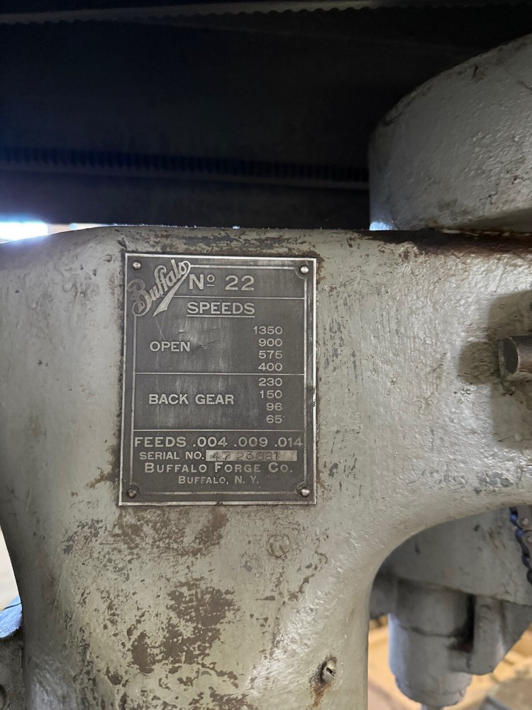 BUFFALO NO.22 DRILL PRESS