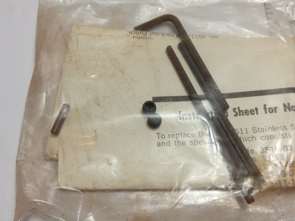 DRAIN CABLE SEWER AUGER CABLE END REPLACEMENT KIT (NOS)