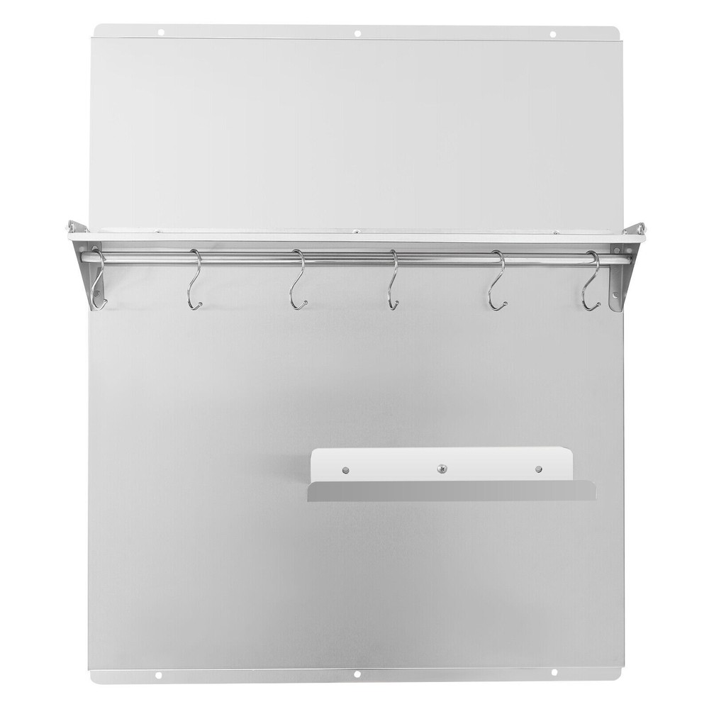 Stylish Range Backsplash with Storage Shelf for Easy Wall Mounting