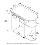 Go Green Laptop Computer Desk Wood