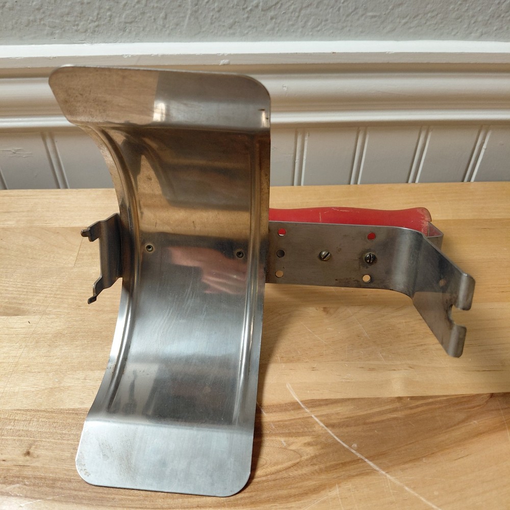 Vintage Coleman Lantern 200 Red Handle Reflector - USED